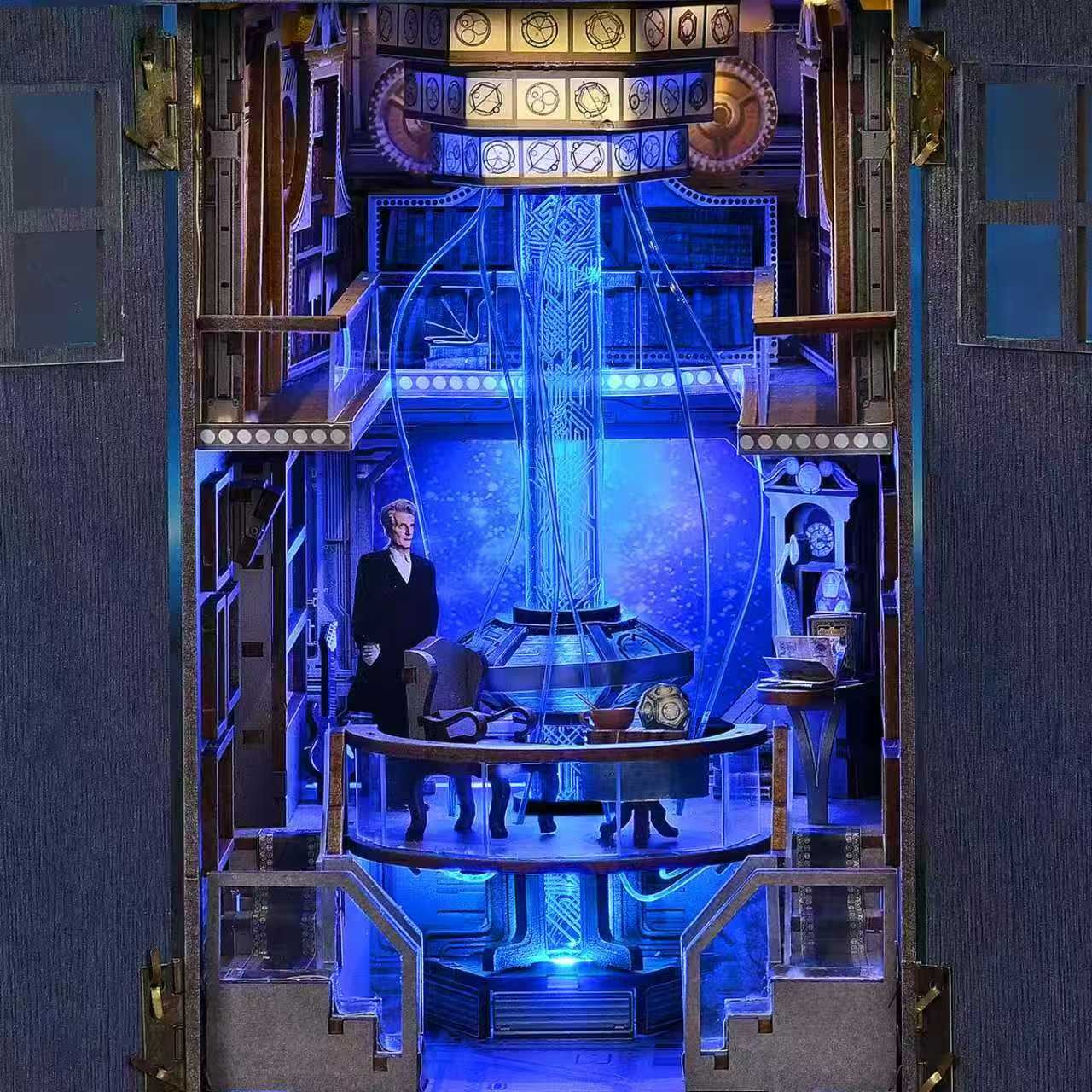 TARDIS console room diorama interior detail